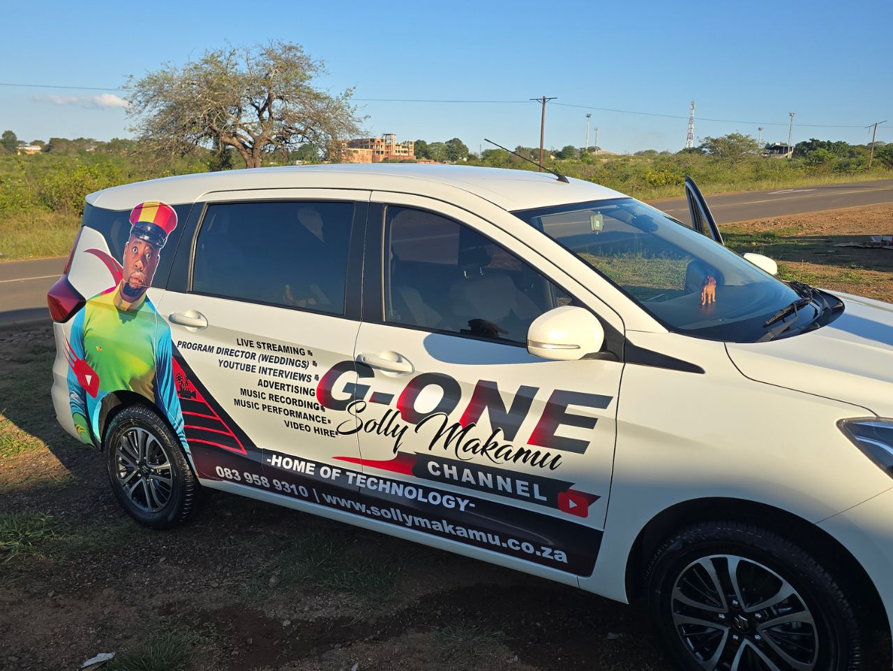 Solly Makamu branded car 10