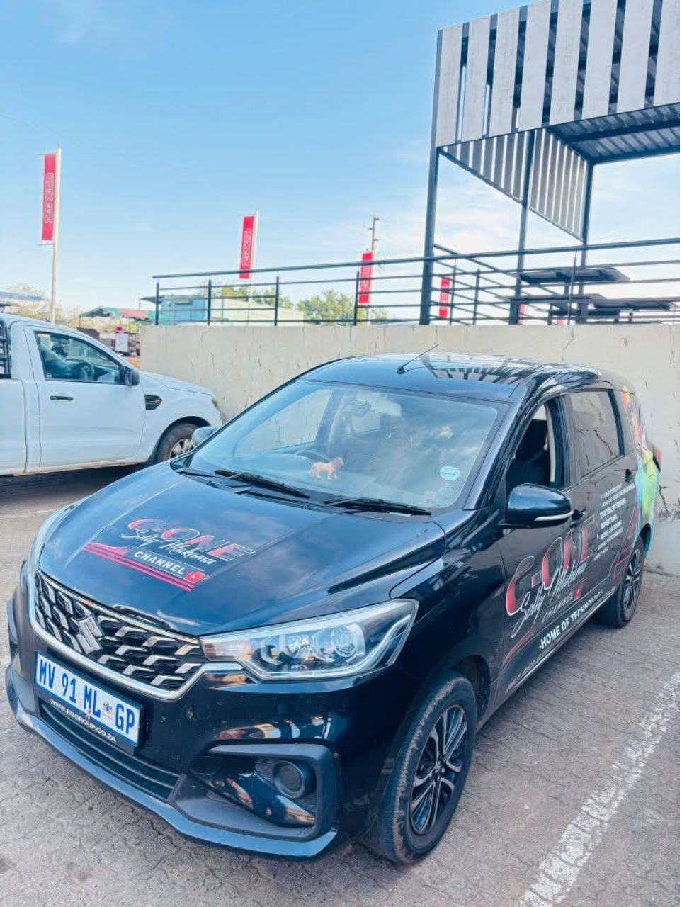Solly Makamu branded car 2