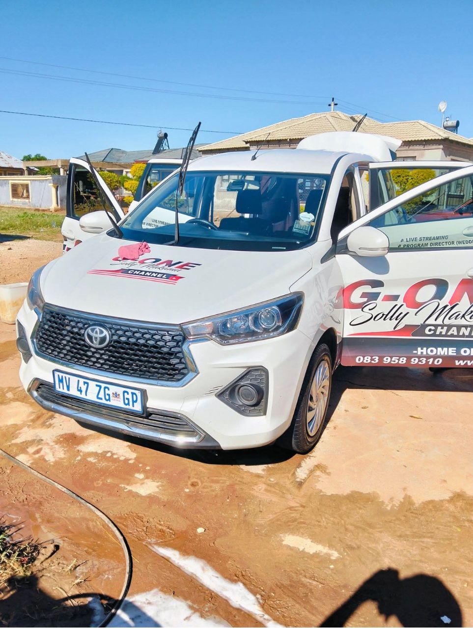 Solly Makamu branded car 4