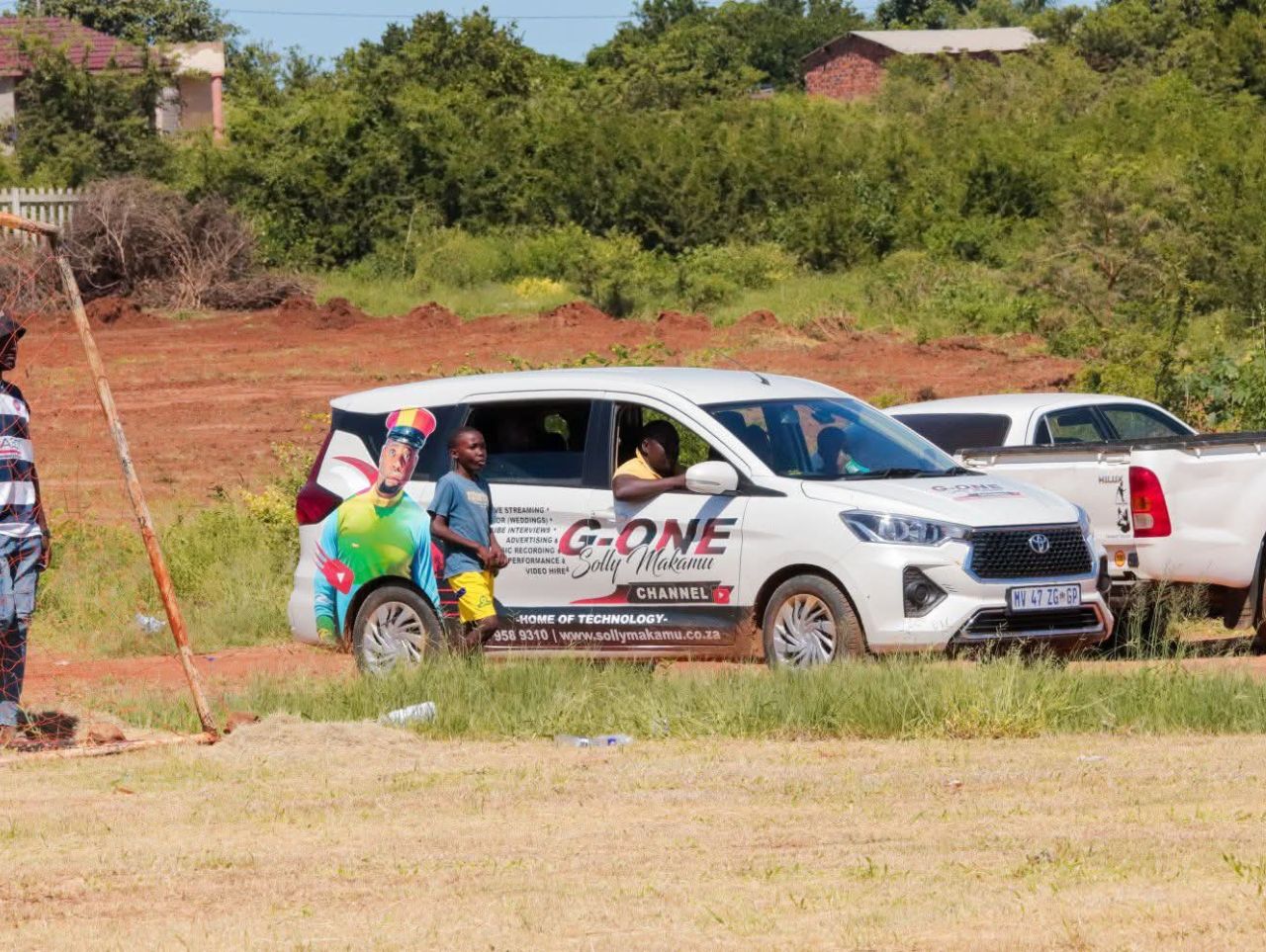 Solly Makamu branded car 7