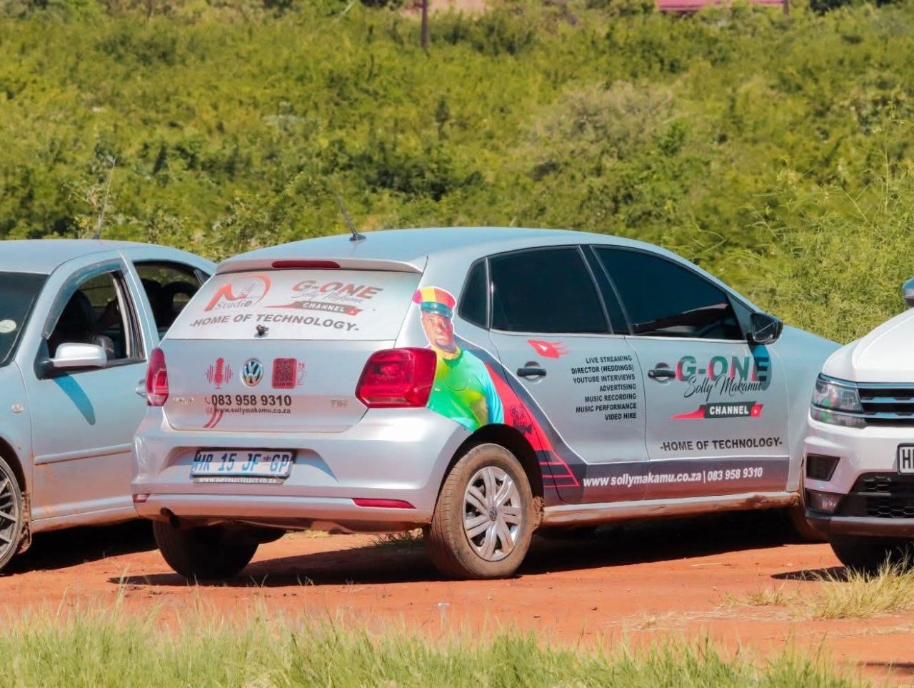 Solly Makamu branded car 9